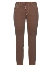 【送料無料】 ディースクエアード レディース デニムパンツ ジーンズ ボトムス Denim pants Brown