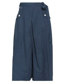 【送料無料】 ハイ レディース カジュアルパンツ ボトムス Cropped pants & culottes Navy blue
