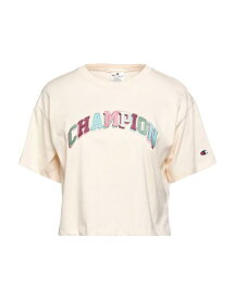 【送料無料】 チャンピオン レディース Tシャツ トップス T-shirt Beige