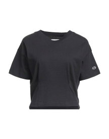 【送料無料】 チャンピオン レディース Tシャツ トップス T-shirt Black