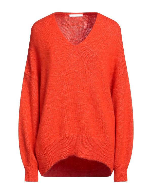 【送料無料】 ヒューゴボス レディース ニット・セーター アウター Sweater Orange