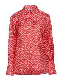 【送料無料】 サンドロ レディース シャツ トップス Silk shirts & blouses Tomato red