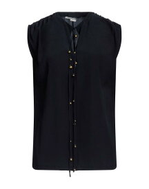 【送料無料】 ステラマッカートニー レディース シャツ トップス Silk top Black