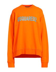 【送料無料】 ディースクエアード レディース パーカー・スウェット アウター Sweatshirt Orange