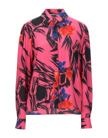 【送料無料】 エムエスジイエム レディース シャツ トップス Floral shirts & blouses Fuchsia