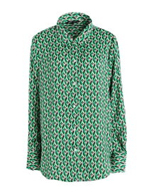 【送料無料】 オンリー レディース シャツ トップス Patterned shirts & blouses Green