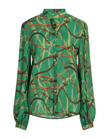 【送料無料】 バランタイン レディース シャツ トップス Patterned shirts & blouses Green