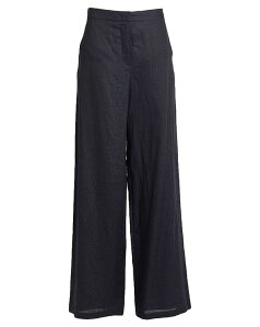 �}�b�N�X�}�[�� ���f�B�[�X �{�g���X �J�W���A���p���c MAX MARA STUDIO ���C�h�p���c Black �u���b�N