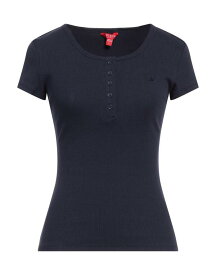 【送料無料】 ゲス レディース Tシャツ トップス T-shirt Navy blue