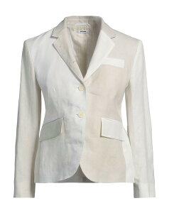 �g���u���E�� ���f�B�[�X �A�E�^�[ �W���P�b�g�E�u���]�� THOM BROWNE �e�[���[�h�W���P�b�g Ivory �A�C�{���[