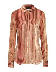 【送料無料】 ディースクエアード レディース シャツ トップス Striped shirt Pastel pink