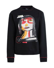 【送料無料】 デジグアル レディース パーカー・スウェット アウター Sweatshirt Black