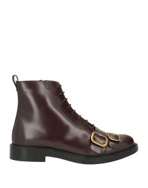 【送料無料】 トッズ レディース ブーツ・レインブーツ ブーティ シューズ Ankle boot Dark brown