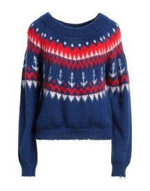 【送料無料】 アニエバイ レディース ニット・セーター アウター Sweater Blue