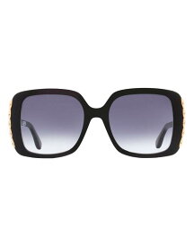 【送料無料】 エリー サーブ レディース サングラス・アイウェア アクセサリー Sunglasses Black