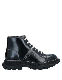 【送料無料】 アレキサンダー・マックイーン レディース ブーツ・レインブーツ ブーティ シューズ Ankle boot Black