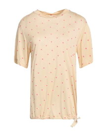 【送料無料】 セミクチュール レディース Tシャツ トップス T-shirt Beige