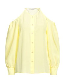 【送料無料】 ステラマッカートニー レディース シャツ トップス Silk shirts & blouses Light yellow