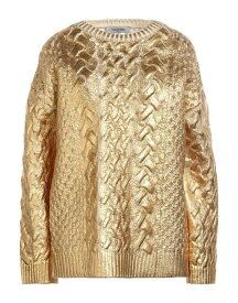 【送料無料】 ヴァレンティノ レディース ニット・セーター アウター Sweater Gold