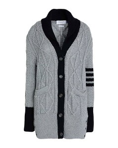 �g���u���E�� ���f�B�[�X �A�E�^�[ �J�[�f�B�K�� THOM BROWNE �J�[�f�B�K�� Light Gray �O���[