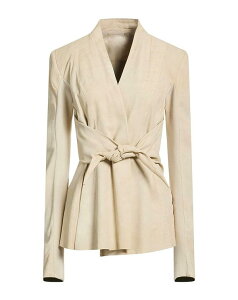 ���b�N�I�E�G���X ���f�B�[�X �A�E�^�[ �W���P�b�g�E�u���]�� RICK OWENS ���U�[�u���]�� Ivory �A�C�{���[