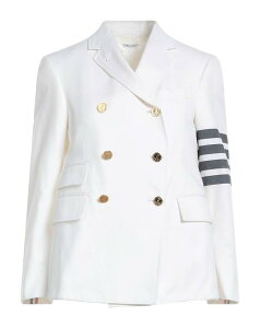 �g���u���E�� ���f�B�[�X �A�E�^�[ �W���P�b�g�E�u���]�� THOM BROWNE �e�[���[�h�W���P�b�g White �z���C�g