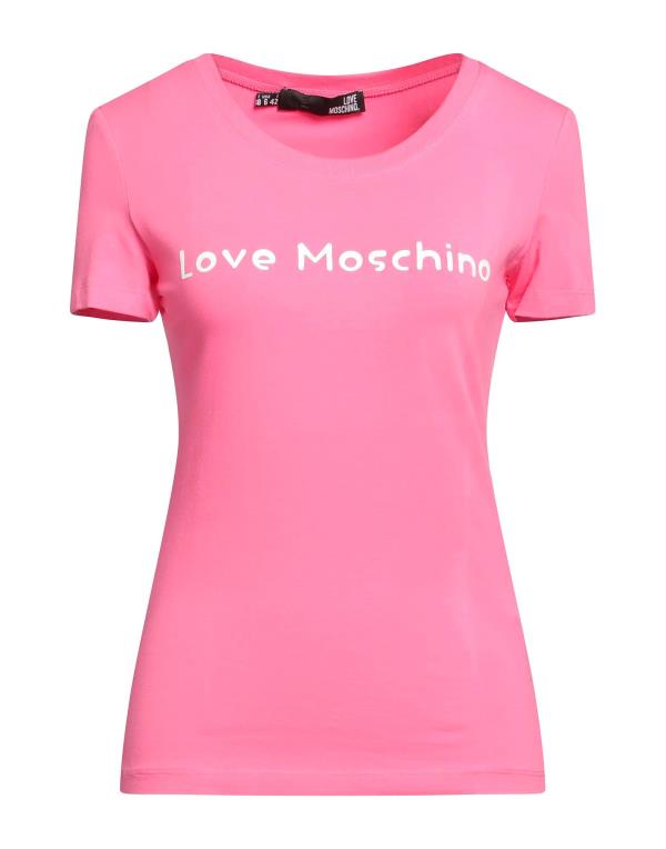 【送料無料】 ラブ モスキーノ レディース Tシャツ トップス T-shirt Fuchsia | ReVida 楽天市場店