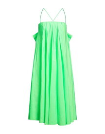 【送料無料】 アニエバイ レディース ワンピース トップス Midi dress Acid green