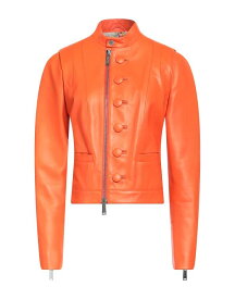 【送料無料】 ディースクエアード レディース ジャケット・ブルゾン アウター Biker jacket Orange