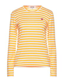 【送料無料】 コム・デ・ギャルソン レディース Tシャツ トップス T-shirt Orange