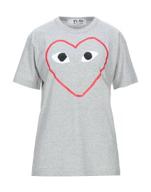 【送料無料】 コム・デ・ギャルソン レディース Tシャツ トップス T-shirt Light grey