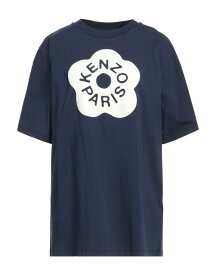 【送料無料】 ケンゾー レディース Tシャツ トップス T-shirt Navy blue