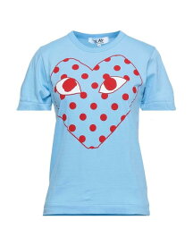 【送料無料】 コム・デ・ギャルソン レディース Tシャツ トップス T-shirt Azure