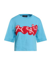 【送料無料】 スポーツマックス レディース Tシャツ トップス T-shirt Azure