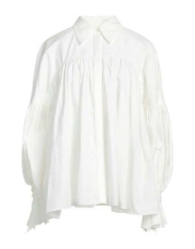 【送料無料】 カイト レディース シャツ トップス Solid color shirts & blouses White