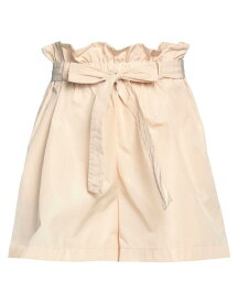 【送料無料】 ソーアリュール レディース ハーフパンツ・ショーツ ボトムス Shorts & Bermuda Beige