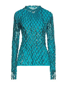 【送料無料】 エムエスジイエム レディース シャツ トップス Evening top Turquoise