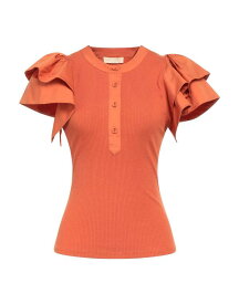 【送料無料】 ウラ・ジョンソン レディース Tシャツ トップス T-shirt Rust