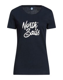 【送料無料】 ノースセール レディース Tシャツ トップス T-shirt Navy blue