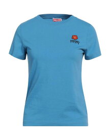 【送料無料】 ケンゾー レディース Tシャツ トップス Basic T-shirt Azure