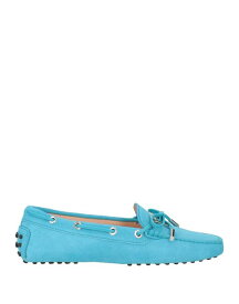 【送料無料】 トッズ レディース スリッポン・ローファー シューズ Loafers Turquoise