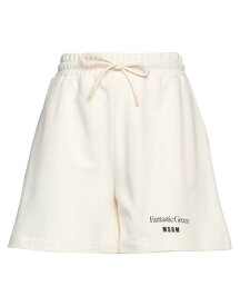 【送料無料】 エムエスジイエム レディース ハーフパンツ・ショーツ ボトムス Shorts & Bermuda Cream