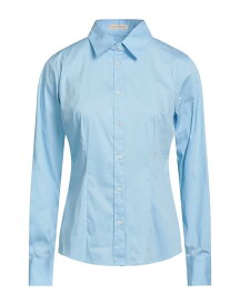 【送料無料】 カミセッタスノーブ レディース シャツ トップス Solid color shirts & blouses Sky blue