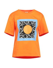 【送料無料】 ケンゾー レディース Tシャツ トップス T-shirt Orange