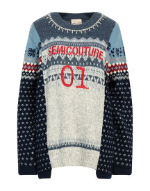 【送料無料】 セミクチュール レディース ニット・セーター アウター Sweater Slate blue