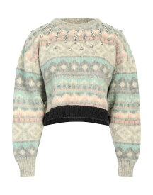 【送料無料】 セミクチュール レディース ニット・セーター アウター Sweater Light grey