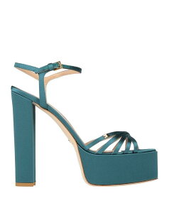 �G���U�x�b�^�t�����L ���f�B�[�X �V���[�Y �T���_�� ELISABETTA FRANCHI �T���_�� Deep Teal �e�B�[��