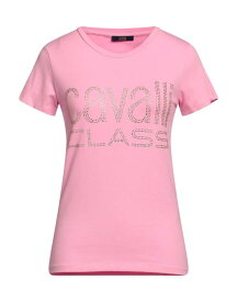 【送料無料】 カヴァリ クラス レディース Tシャツ トップス T-shirt Pink