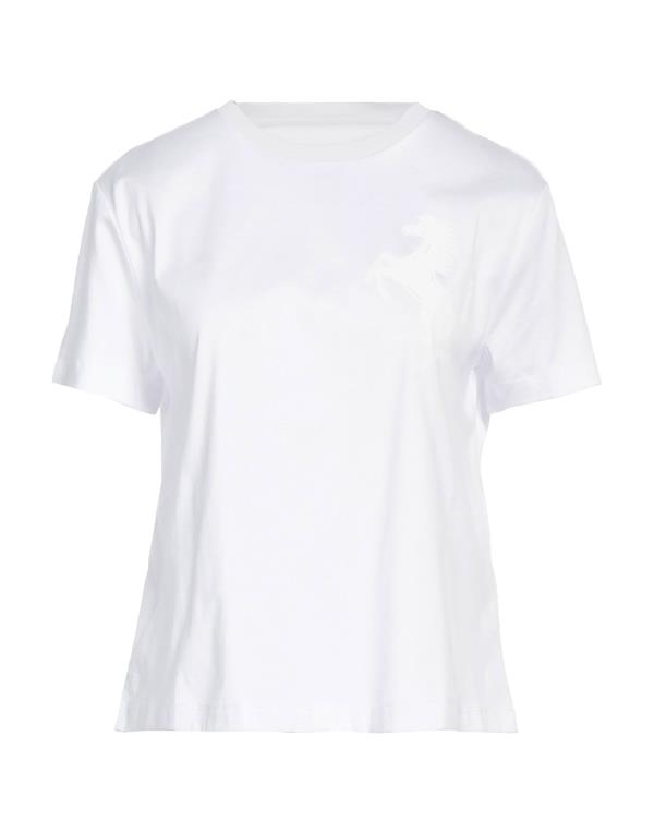 【送料無料】 フェラーリ レディース Tシャツ トップス T-shirt White