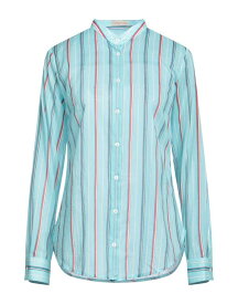 【送料無料】 カミセッタスノーブ レディース シャツ トップス Patterned shirts & blouses Sky blue